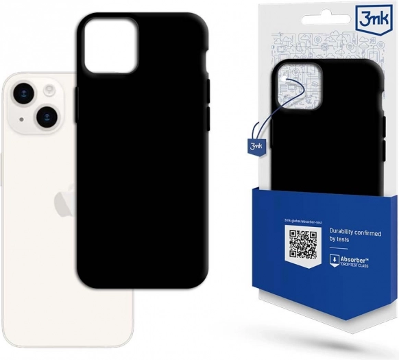 Matt Case pre iPhone 15 Plus 6,7 palca čierny