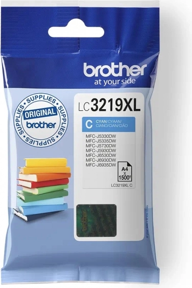 Atramentová kazeta Brother LC-3219XLC cyan vysokokapacitná