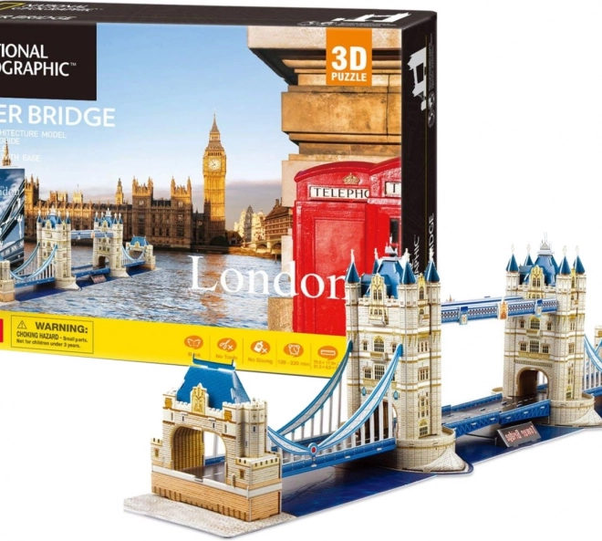 3D puzzle NATIONAL GEOGRAPHIC Tower Bridge – 120 dielikov