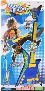Detská gitara na batérie s mikrofónom