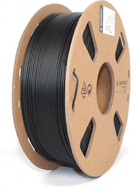 GEMBIRD PLA filament 1,75 mm carbon, čierny