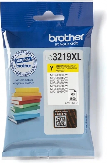 Žltá atramentová kazeta Brother LC3219XLY XL