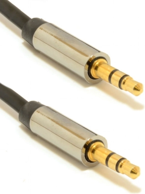 Stereo kábel 3,5 mm jack M/M 0,75 m