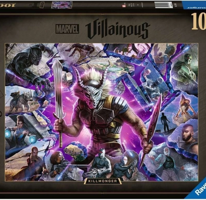 Puzzle Ravensburger Villainous: Killmonger 1000 dielikov