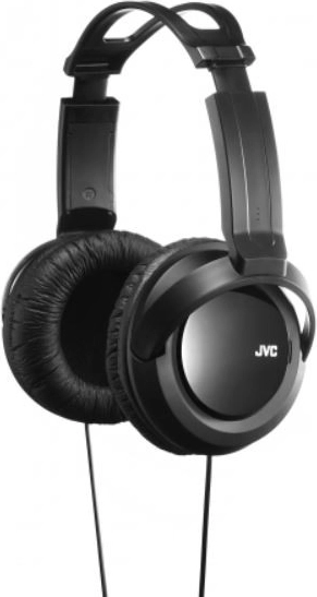 Plnoformátové slúchadlá JVC s extra basom, 40 mm, čierne