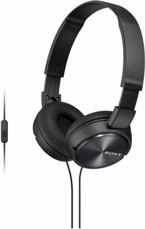 Slúchadlá SONY MDR-ZX310AP s mikrofónom, čierne