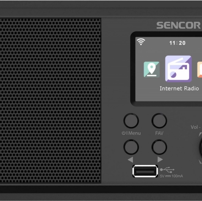 Internetové rádio Sencor s výkonom 4 W a WiFi