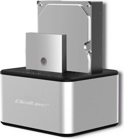 Dokovacia stanica pre disky 2× HDD/SSD 2.5"/3.5" SATA s USB 3.0 a offline klonovaním