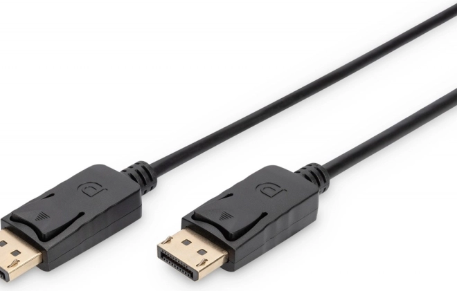 Prepojovací kábel DisplayPort 4K 60 Hz, DP–DP, 2 m, čierny