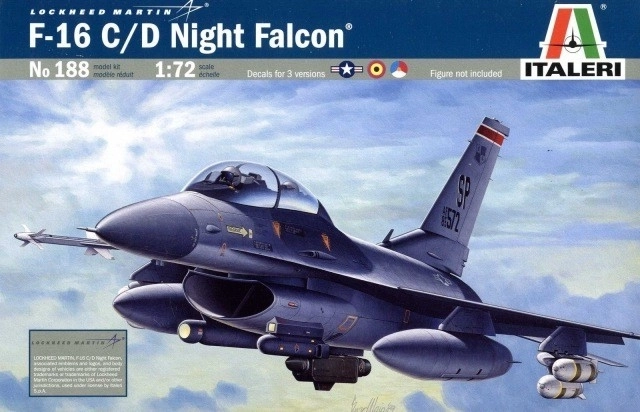 Plastikový model lietadla F-16 C/D Night Falcon