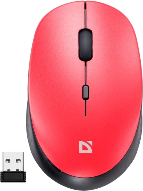 Bezdrôtová myš AURIS MB-027 800/1200/1600 DPI – Červená