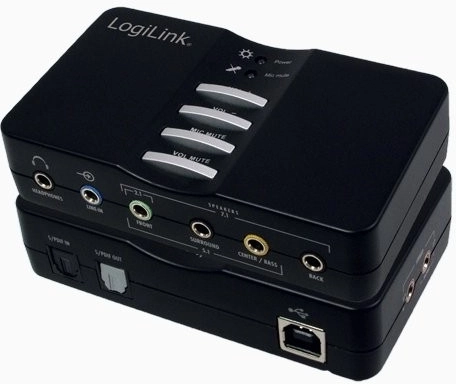 Externá USB zvuková karta 7.1 s optickým SPDIF