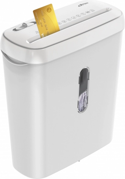 Skartovačka dokumentov a platobných kariet Media‑Tech White Shredder MT223