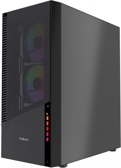 Počítačová skrinka FORNAX 4300 Midi Tower ATX, čierna