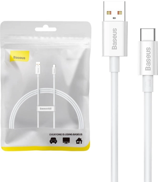 USB-C kábel BASEUS Superior s displejom 100 W 2 m (čierny)