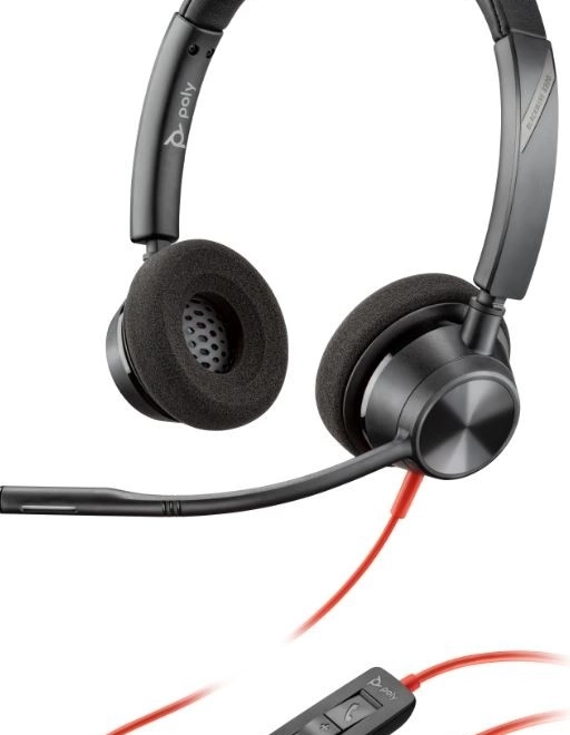 Stereofónne slúchadlá Poly Blackwire 3320 USB-C/A