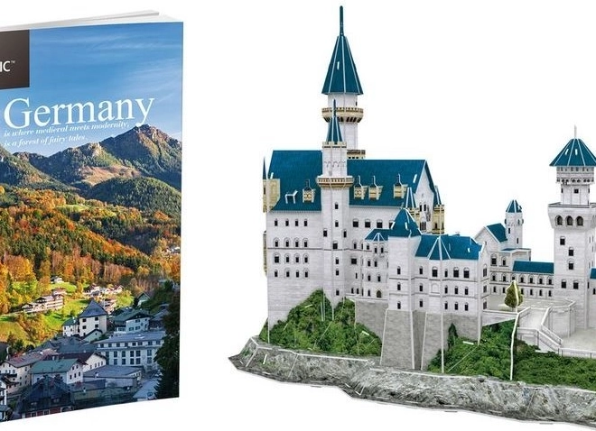 Puzzle 3D Zámok Neuschwanstein - National Geographic