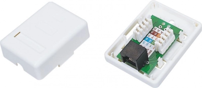 Nástenná zásuvka UTP kat. 5e 1× RJ45