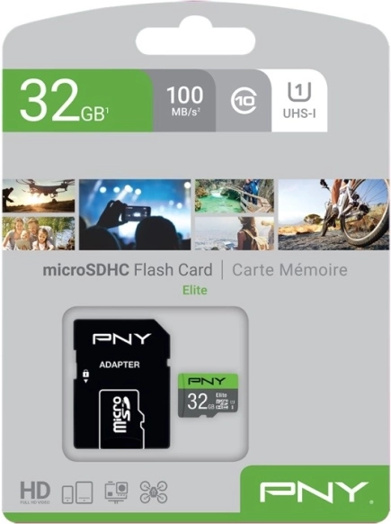 Pamäťová karta microSDHC 32 GB PNY Elite