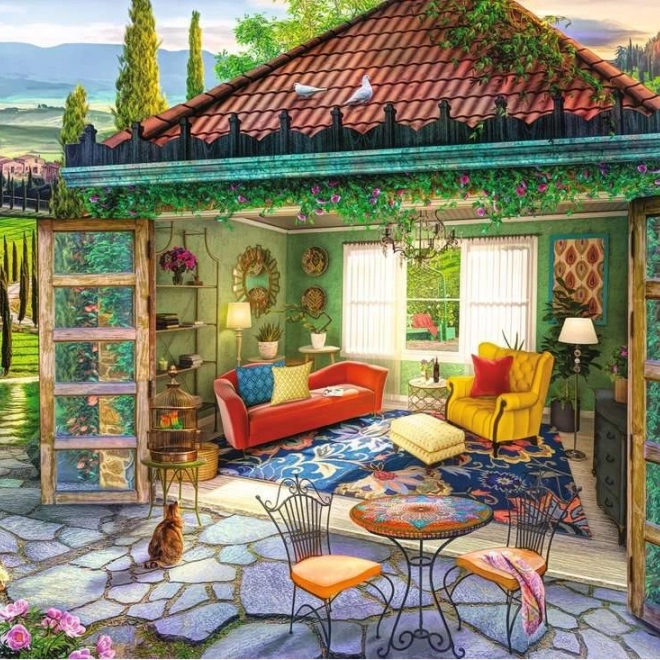 Ravensburger Puzzle 1000 dielikov: Toskánska oáza