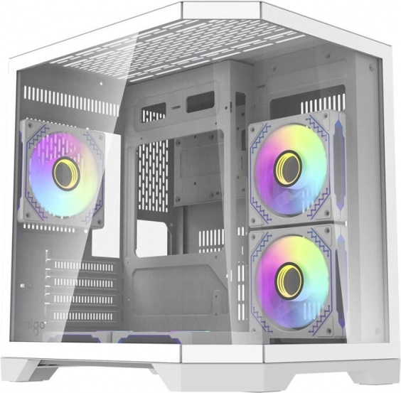 Počítačová skriňa Biela Darkflash FT350 s 5 aRGB ventilátormi