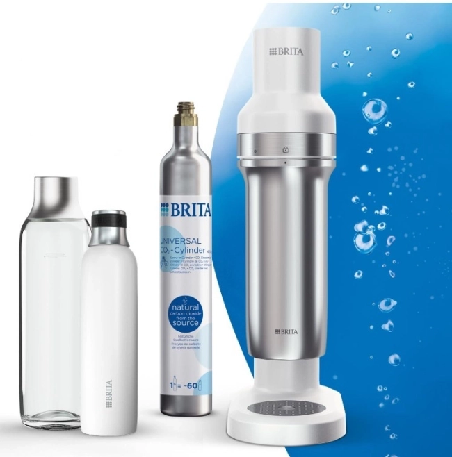 sodovkovač BRITA sodaTRIO biely