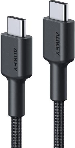 USB‑C kábel AUKEY 0,9 m s nylonovým opletom, 60 W PD