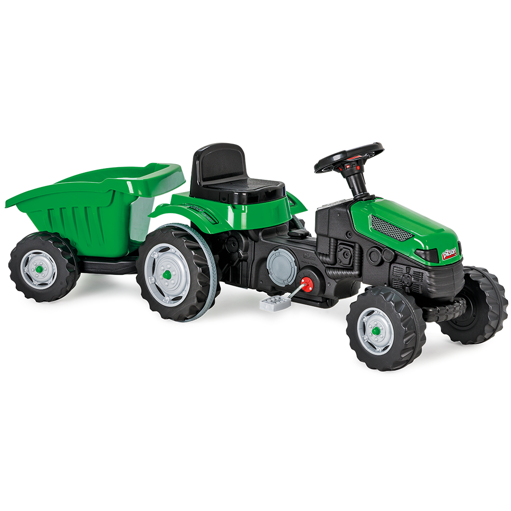 Detský zelený traktor Pilsan