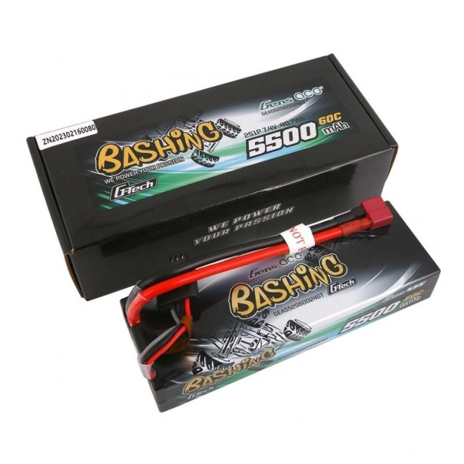 Lipo batéria Gens Ace G-Tech 5500mAh 7,4V 60C 2S1P pevné puzdro