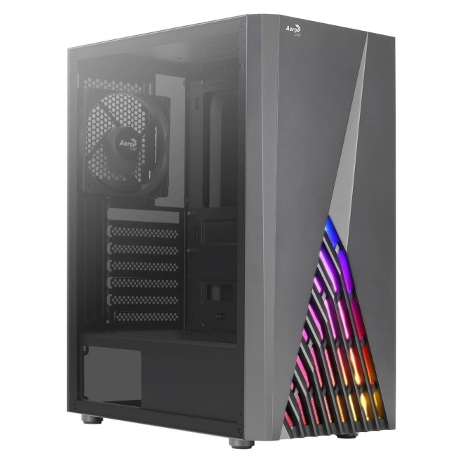 Delta Mid Tower PC skrinka s RGB osvetlením