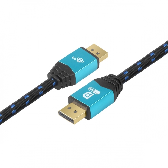 DisplayPort kábel 8K UHD s modrými konektormi 2 m