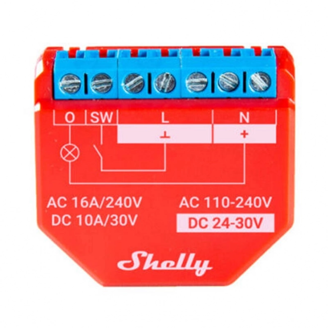 Wi-Fi Smart Relé Shelly Plus 1PM s meraním výkonu