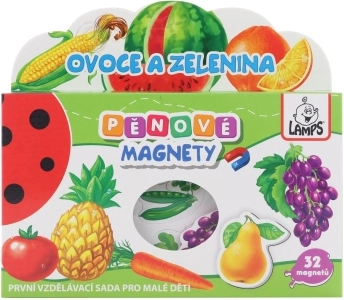 Pěnové magnety Ovocie a zelenina – sada pre deti