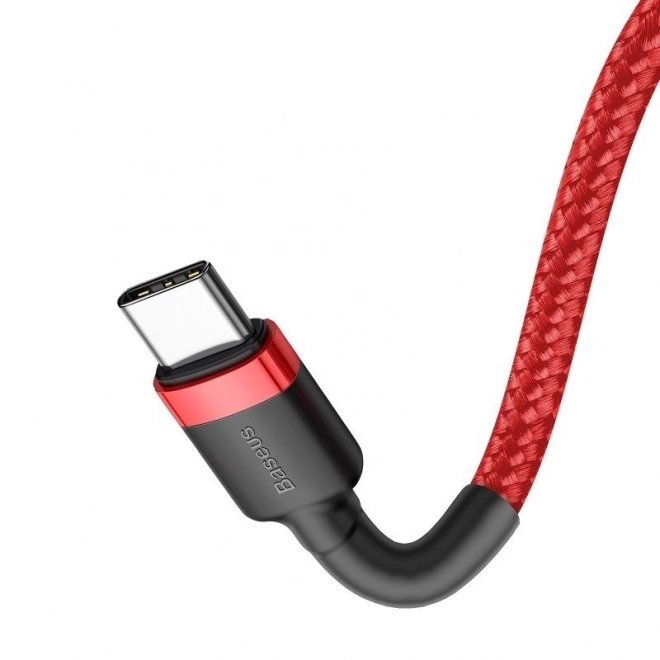 Kábel Baseus Cafule USB-C 60W Rýchlonabíjací 2m Červený