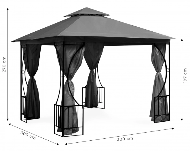 Stan záhradný pavilón 3x3m