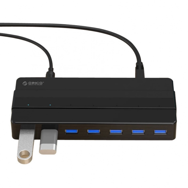 Orico Hub 7 portov USB 3.0 čierny