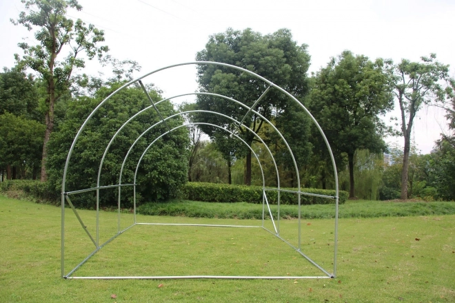 Záhradný skleník tunel 3x2x2 m, celoročné použitie, kovová konštrukcia, biela fólia