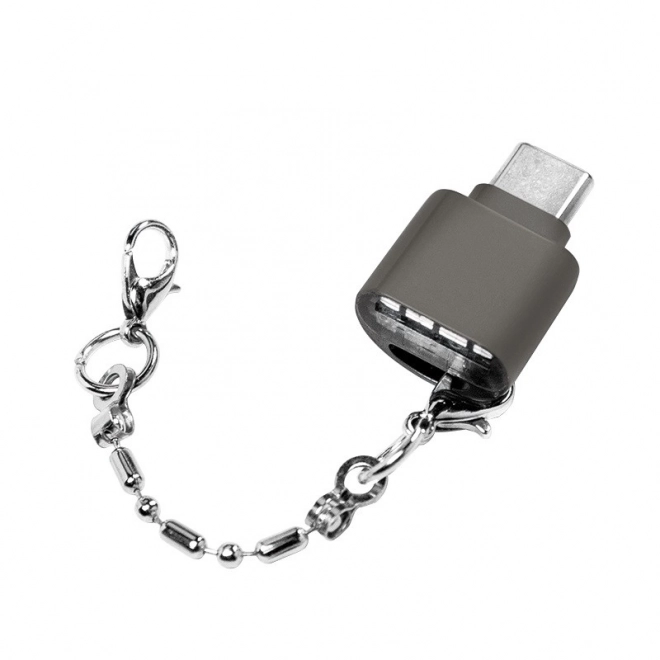 Čítačka kariet microSD USB-C na kľúčenke