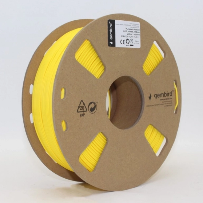 3D tlačová struna PLA 1.75 mm žltá