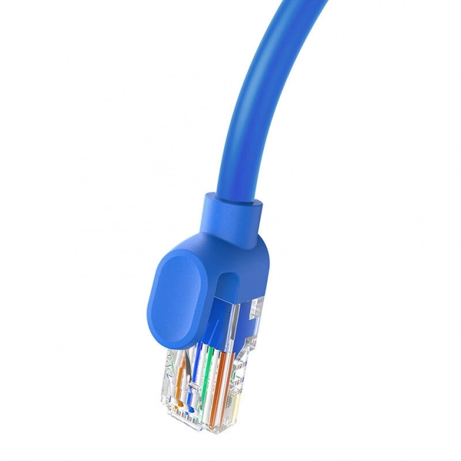 Kulatý kábel Baseus Ethernet RJ45 Cat.6 0,5 m modrý