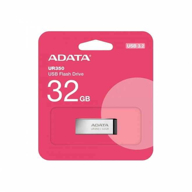 ADATA UR350 32GB USB flash disk kovový čierny