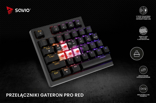 Bezdrôtová mechanická klávesnica Phenix Gateron Red