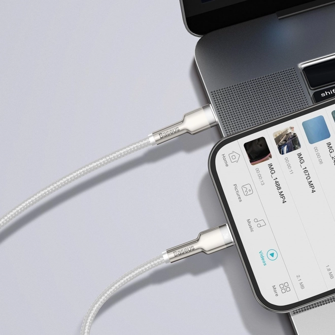 Datový kábel USB-C na Lightning Baseus Cafule