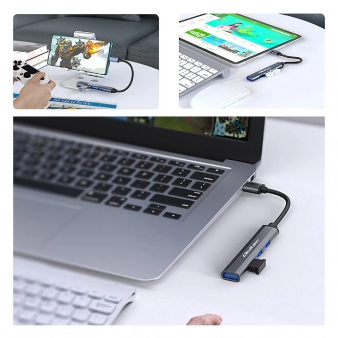 USB-C 3.1 HUB adaptér 4v1