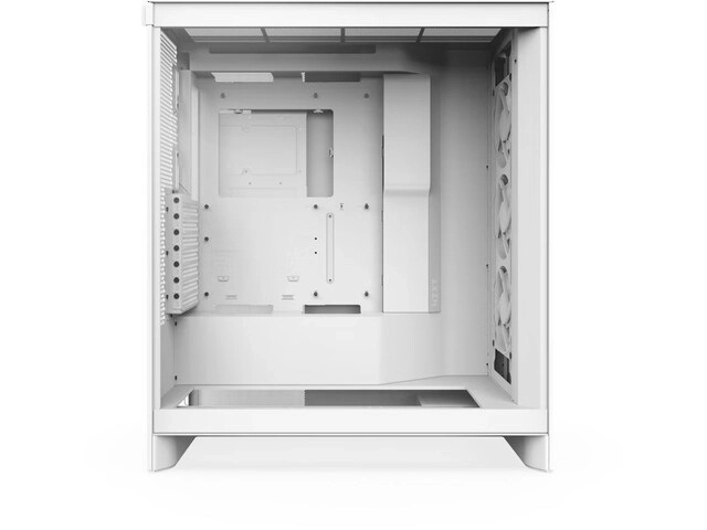Biela skriňa NZXT H7 Flow RGB