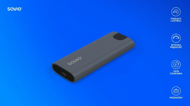 Obal na externý disk M.2 SSD NVMe USB-C