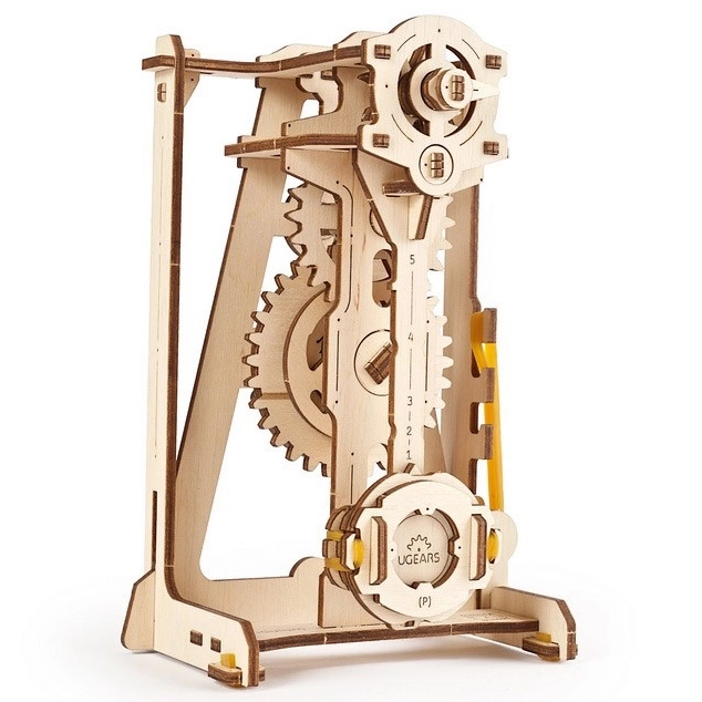 Ugears 3D puzzle - kyvadlový metronóm 92 dielikov