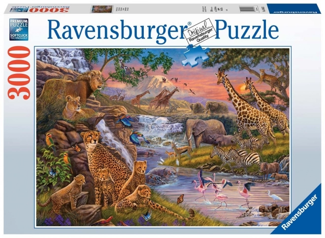 Ravensburger puzzle - Kúzelná ríša zvierat 3000 dielikov