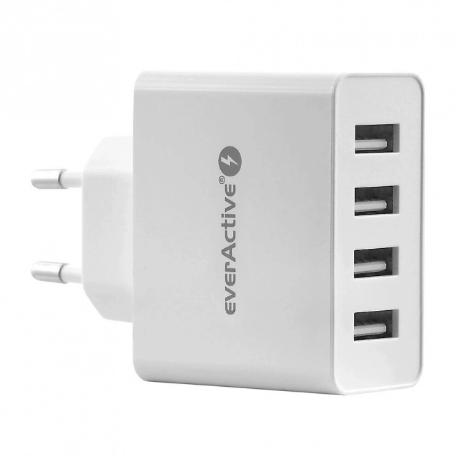 Nabíjačka s 4x USB iQ Smart Charging biela