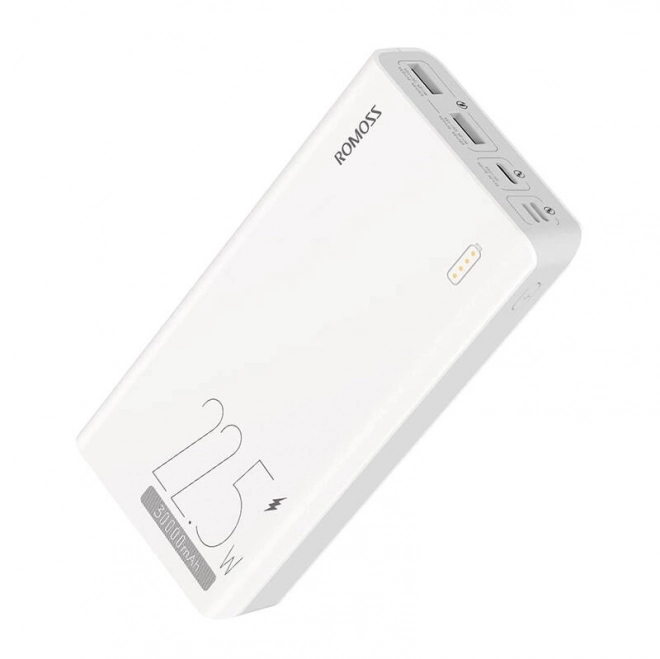 Powerbanka Romoss Sense8F 30000 mAh, rýchle nabíjanie, biela